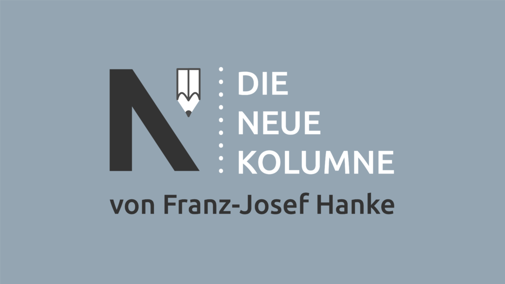 Das Logo von Die Neue Norm auf grauem Grund. Rechts davon steht: Die Neue Kolumne. Unten steht: Von Franz-Josef Hanke.